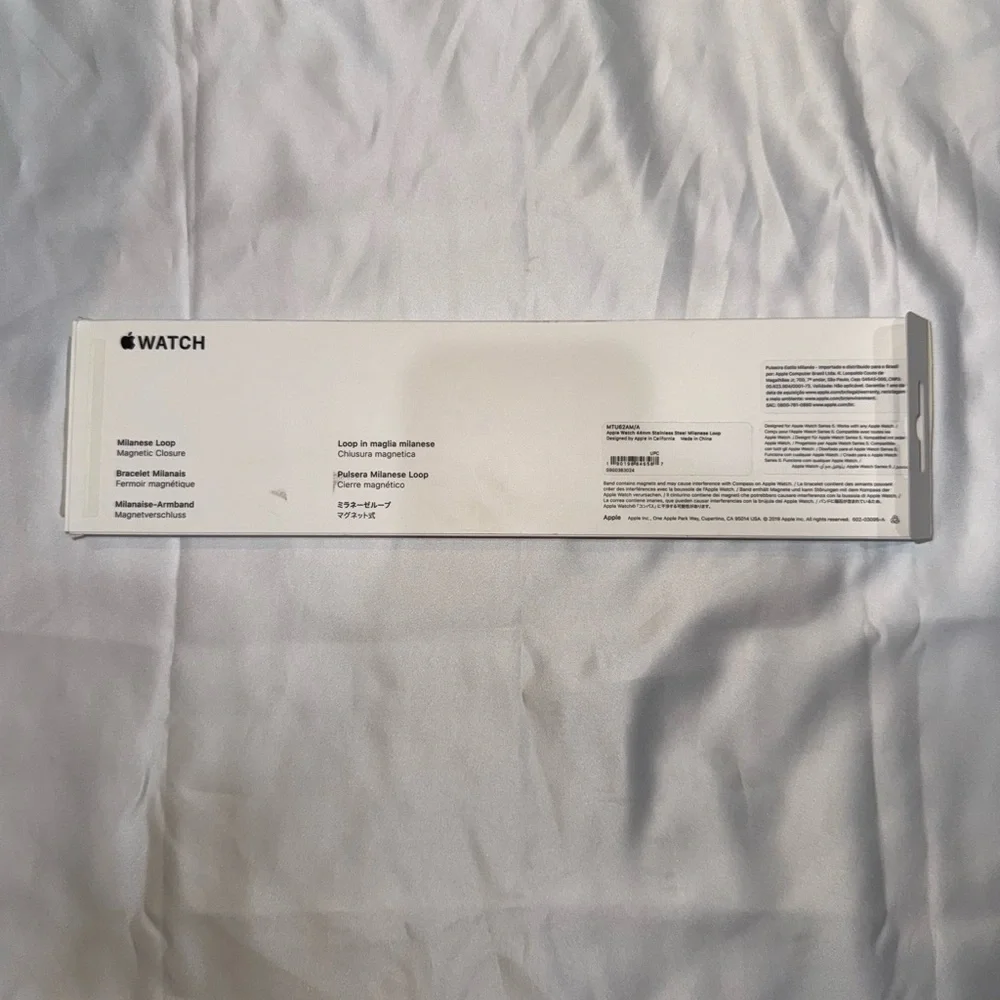 Apple Watch 44mm Stainless Steel Wearable Band